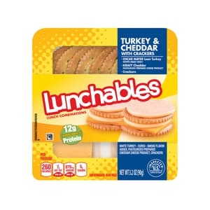 Oscar Mayer Lunchables Turkey & Cheddar with Crackers - 3.2oz