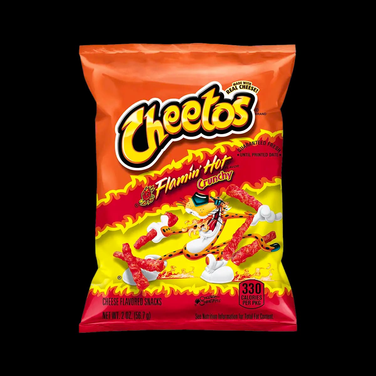 Bag of Flammin' Hot Cheetos