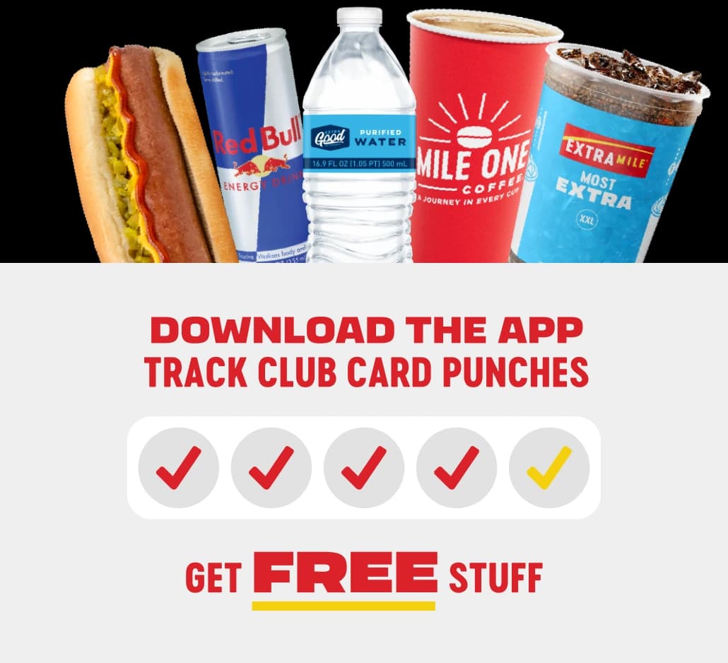 Download the app. Track club card punches. Get Free Stuff