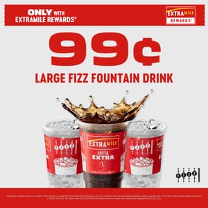 99c LARGE FIZZ FOUNTAIN